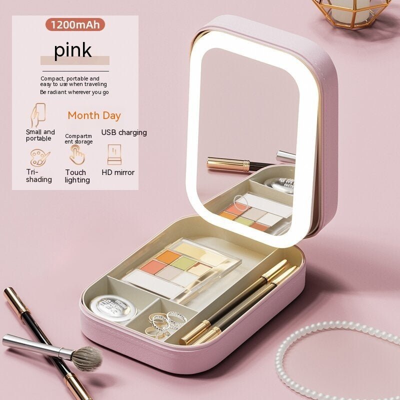 EpureBelle™ Smart LED Makeup Mirror with Storage – Adjustable & Stylish - Épure Belle